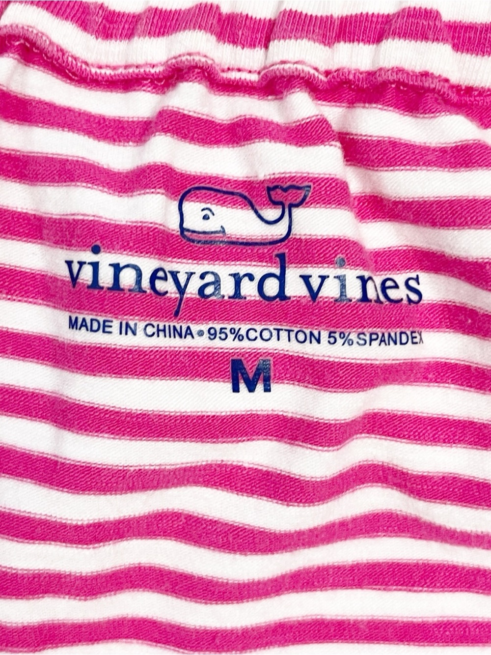 Vineyard Vines Pink & White Striped Off-Shoulder Mini Dress - Picture 4 of 5